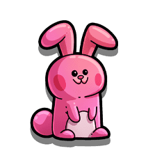 Le Bunny casino spel Rosa Hare-symbol